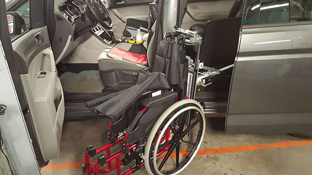 Aménagement véhicule handicapés